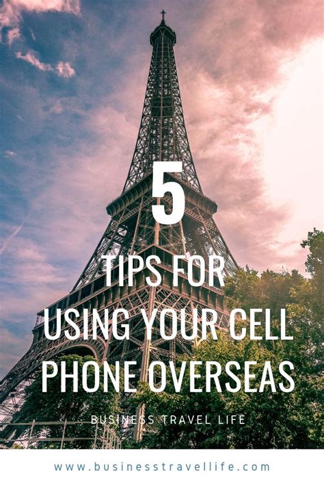 how to use your cell phone overseas